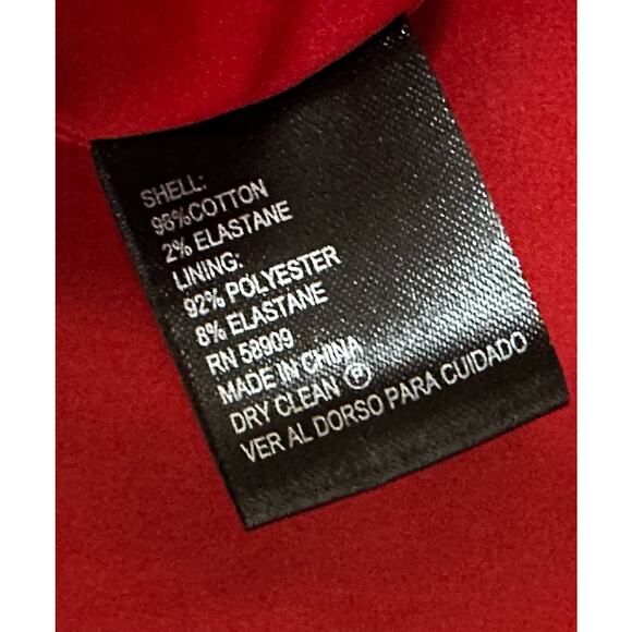 Gianni Bini|DRS Lara Corduroy Dress|Red Spice|NWT|SZ 8 - Picture 8 of 9